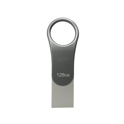 pendrive-silicon-power-128gb-usb30-c80-silver-type-c-ready