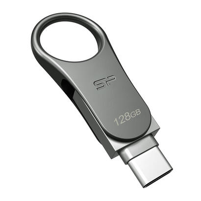 pendrive-silicon-power-128gb-usb30-c80-silver-type-c-ready