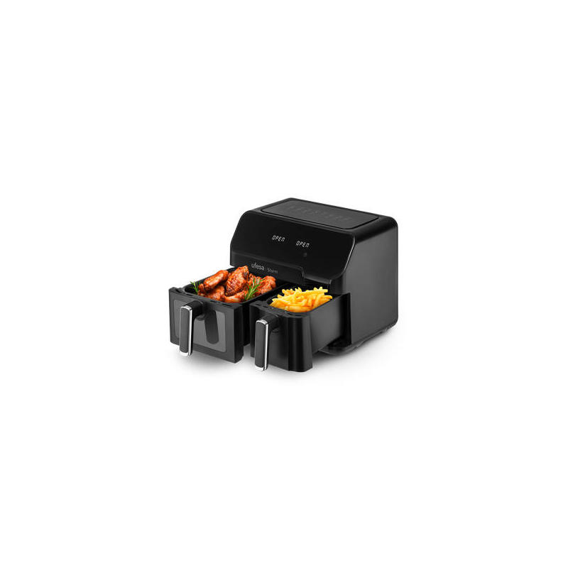 freidora-de-aire-ufesa-storm-doble-2700w-9l-negro freidora-de-aire-ufesa-storm-doble-2700w-9l-negro
