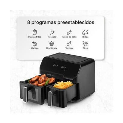 freidora-de-aire-ufesa-storm-doble-2700w-9l-negro