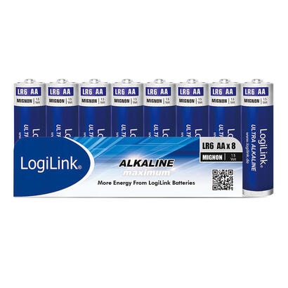 logilink-lr6f8-ultra-power-aa-alkaline-batteries-lr6-mignon-15v-8pcs