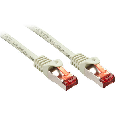 lindy-cable-de-red-cat6-s-ftp-basic-gris-claro-030m