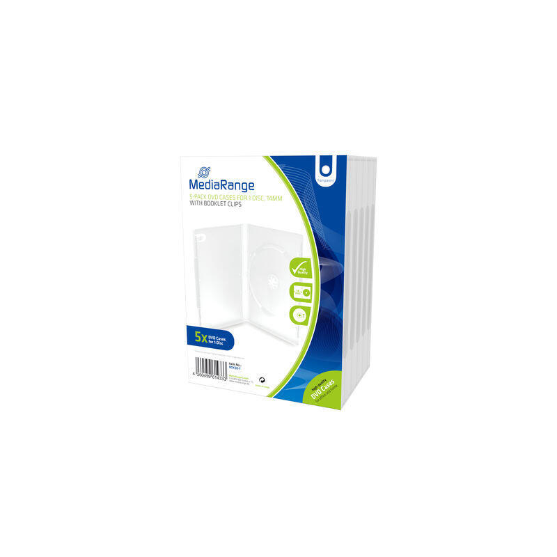 mediarange-box30-t-pack-5-funda-para-discos-opticos-funda-de-dvd-1-discos-transparente mediarange-box30-t-pack-5-funda-para-discos-opticos-funda-de-dvd-1-discos-transparente