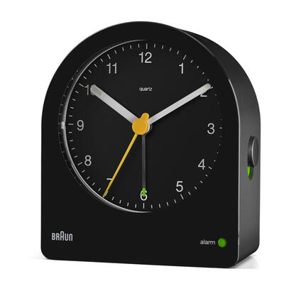 reloj-despertador-braun-bc22-analogico-negro-amarillo