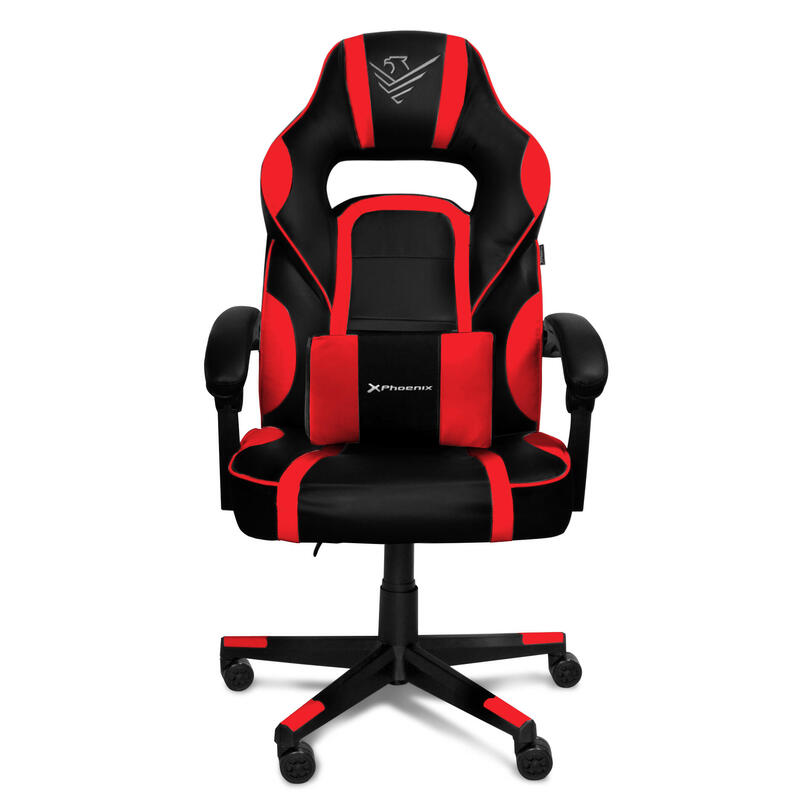 silla-gaming-phoenix-trophy-cuero-pu-roja