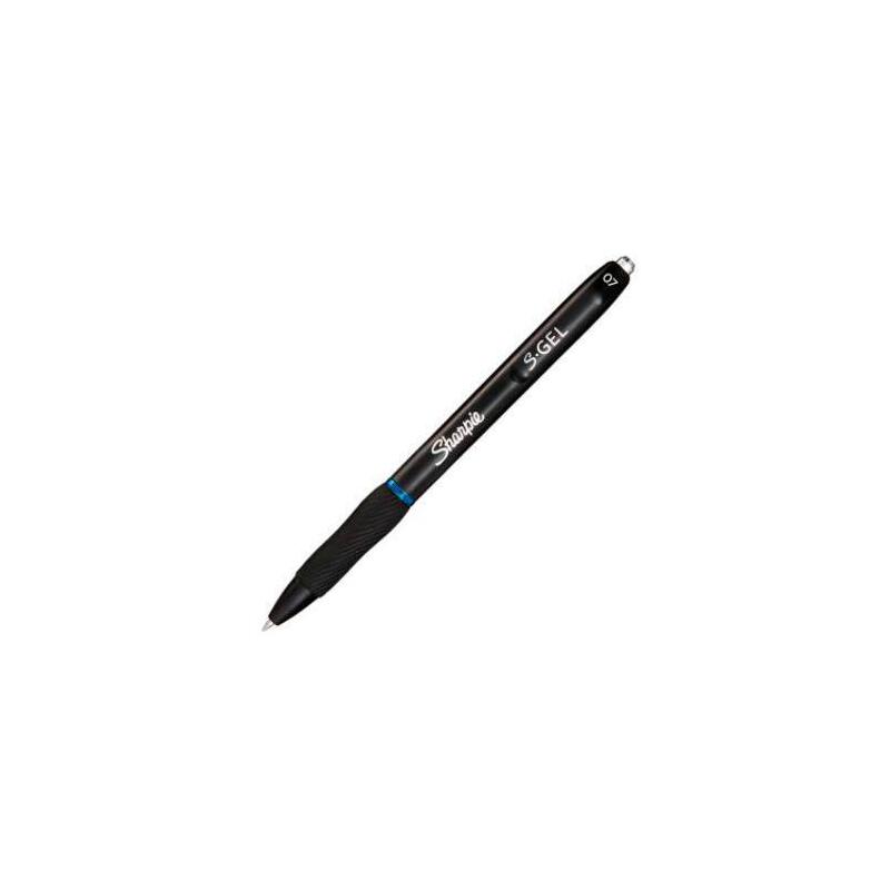 pack-de-12-unidades-sharpie-boligrafo-retractil-07mm-gel-azul