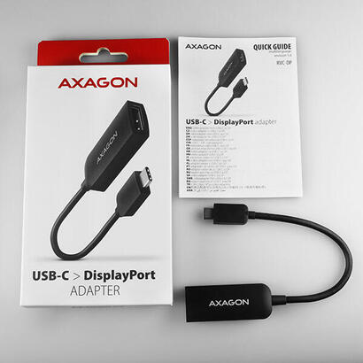 axagon-rvc-dp-usb-c-auf-displayport-adaptador-4k60hz-negro