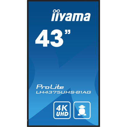 pantalla-de-senalizacion-iiyama-lh4375uhs-b1ag-425-lcd-500-cd-m-4k-ultra-hd-procesador-incorporado-android-80-187