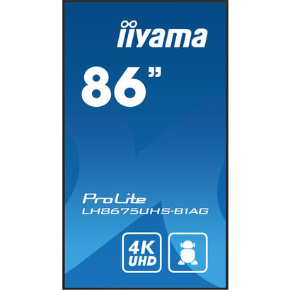 iiyama-lh8675uhs-b1ag-pantalla-de-senalizacion-pantalla-plana-para-senalizacion-digital-217-m-856-lcd-wifi-500-cd-m-4k-ultra-hd-