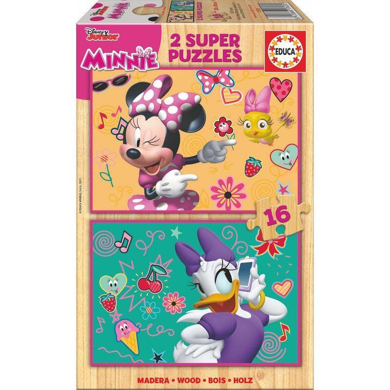 puzzle-minnie-and-the-happy-helpers-disney-madera-2x16pzs