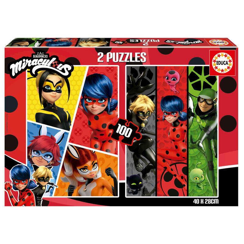 puzzle-prodigiosa-ladybug-2x100pzs