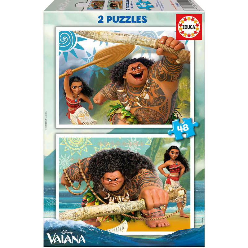 puzzle-vaiana-disney-2x48pzs