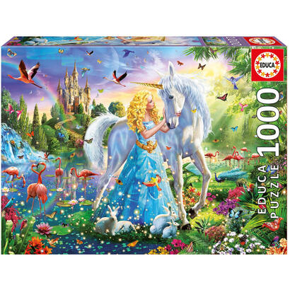 puzzle-la-princesa-y-el-unicornio-1000pzs