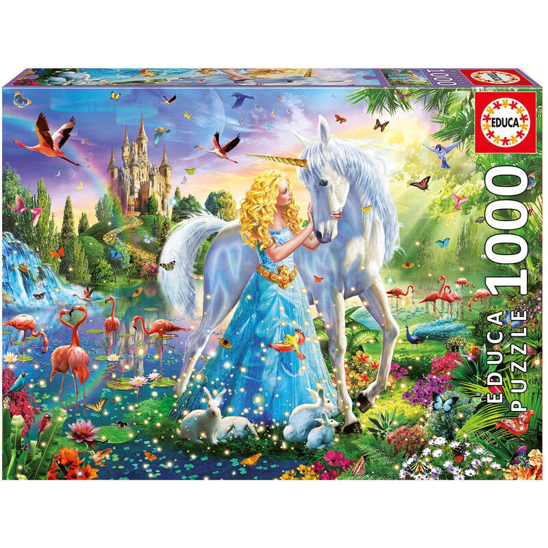 puzzle-la-princesa-y-el-unicornio-1000pzs