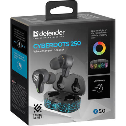 auriculares-defender-cyberdots-250-true-wireless-stereo-tws-usb-tipo-c-bluetooth-negro