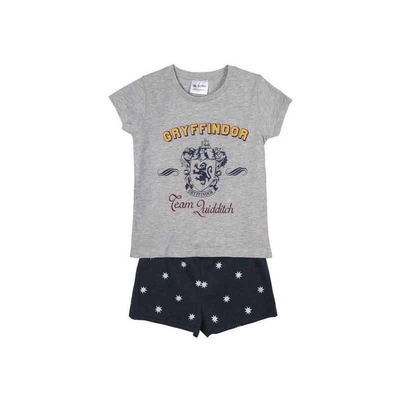 pijama-corto-single-jersey-punto-harry-potter-gray-talla-10a