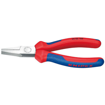 alicates-planos-knipex-20-02-160-alicates-de-agarre-rojoazul-superficies-de-agarre-dentadas-2002160