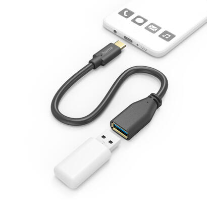 hama-otg-usb-30-a-usb-c-15cm-czarny