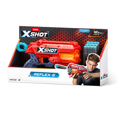 zuru-x-shot-excel-lanzador-reflex-6-con-dardos-lanzador-de-dardos-36433