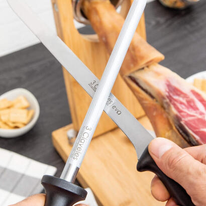 set-chuchillo-jamonero-evo-y-chaira-b-3-claveles