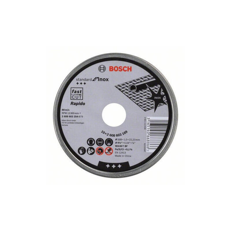 disco-de-corte-bosch-standard-para-inox-rapido-o-115mm-10-piezas-diametro-2223-mm-wa-60-t-bf-anverso-2608603254