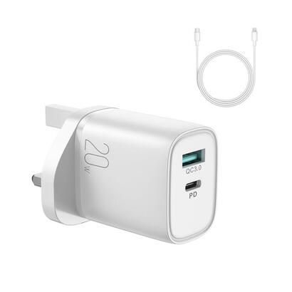 joyroom-szybka-ladowarka-sieciowa-usb-a-qc30-usb-c-pd-20w-biala-l-qp2011