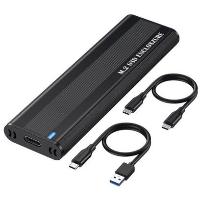 caja-ssd-m2-nvmengff-usb-a-usb-c-negro