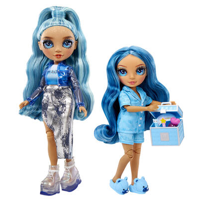 muneca-mga-entertainment-rainbow-high-junior-high-pj-party-skyler-blue530947-euc