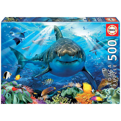 puzzle-gran-tiburon-blanco-500pzs