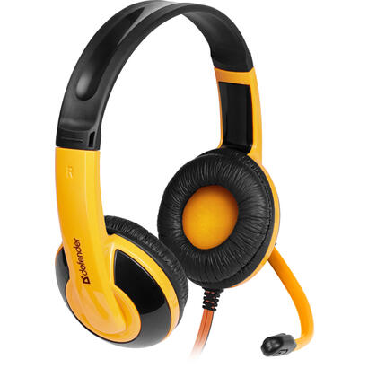 auriculares-defender-warhead-g-120-juego-negro-naranja