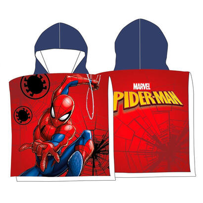 poncho-toalla-spiderman-marvel-algodon