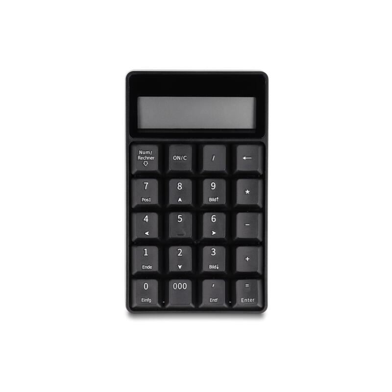 delock-12113-teclado-2-en-1-usb-tipo-a-con-funcion-de-calculadora-24-ghz-inalambrico-negro