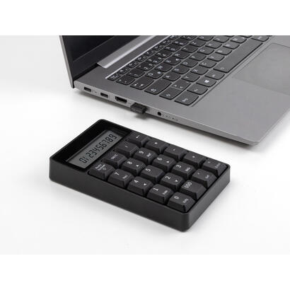 delock-12113-teclado-2-en-1-usb-tipo-a-con-funcion-de-calculadora-24-ghz-inalambrico-negro