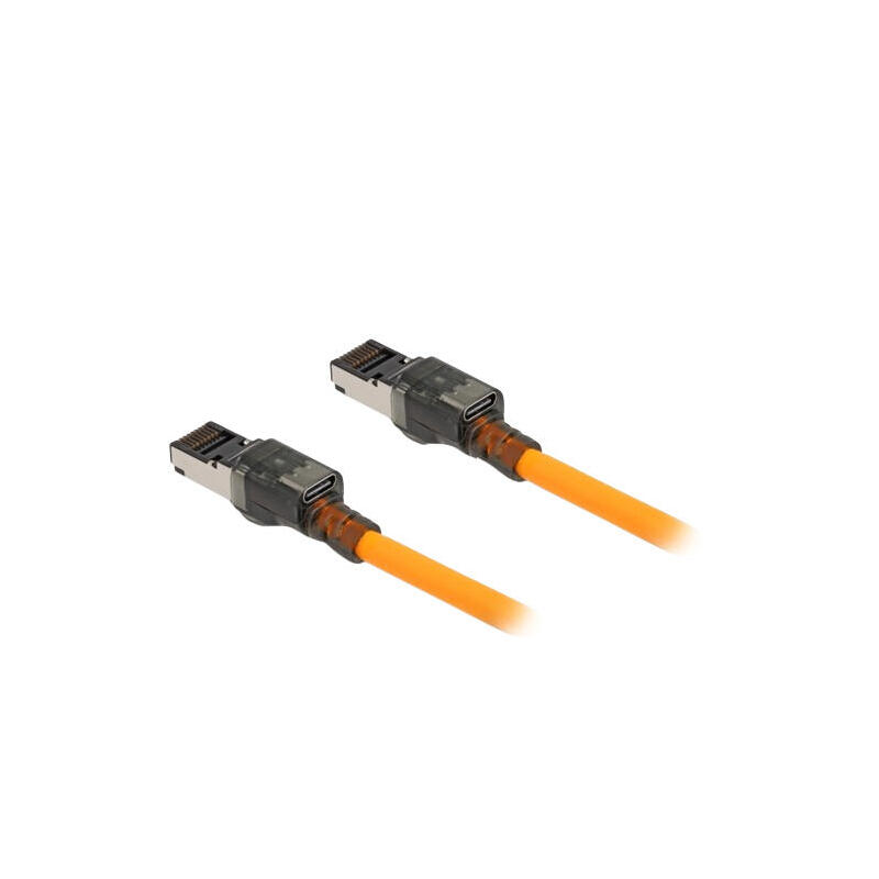 delock-80403-cable-de-red-rj45-con-funcion-de-buscador-de-puerto-usb-type-c-self-tracing-cat6a-sftp-05-m-naranja