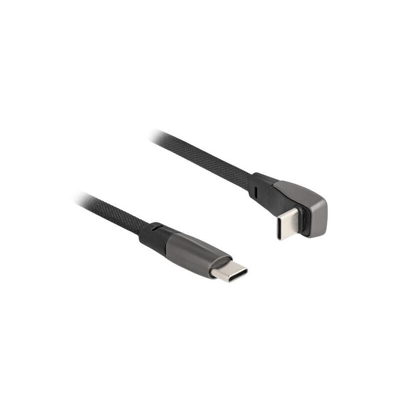 delock-80750-cable-plano-de-cinta-usb-20-usb-type-c-macho-a-usb-type-c-macho-acodado-pd-30-60-w-14-cm-negro