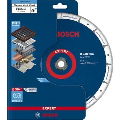 disco-de-corte-diamantado-bosch-expert-diamond-metal-wheel-o-230mm-diametro-2223-mm-2608900536