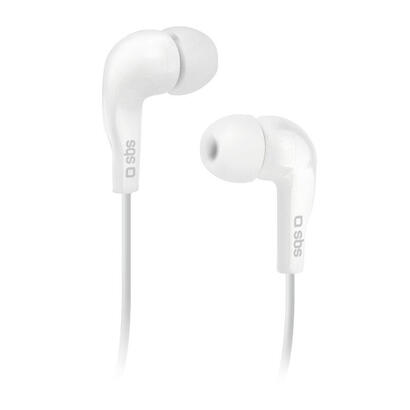 sbs-teinearwl-auriculares-alambrico-in-ear-blanco
