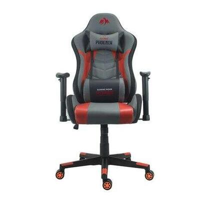 cromad-serie-phoenix-silla-gaming-altura-regulable-con-piston-de-gas-clase-2-reclinable-hasta-180-cojines-lumbar