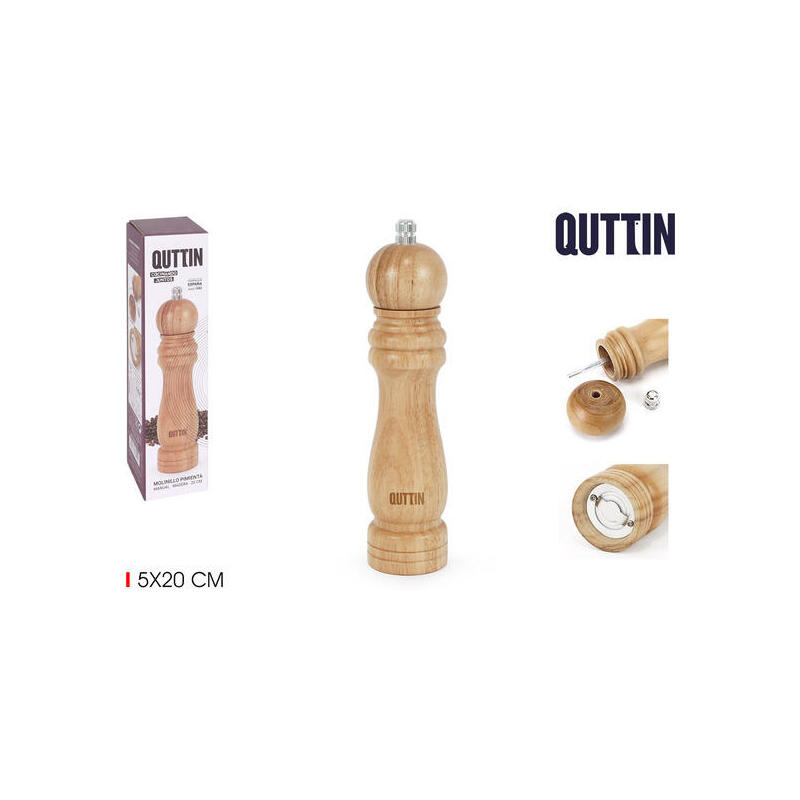 molinillo-pimienta-madera-20cm-quttin