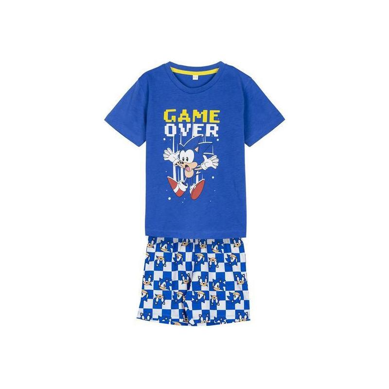 pijama-corto-single-jersey-sonic-talla-10a