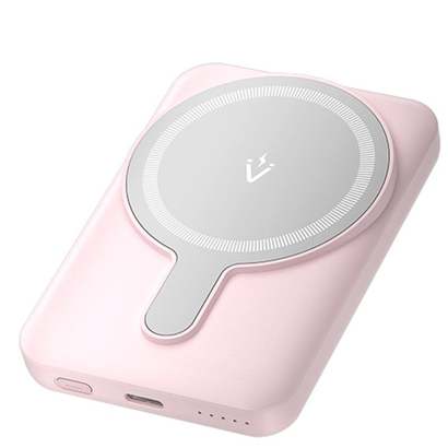 powerbank-5000mah-vention-fhsp0-20w-wireless-rosa