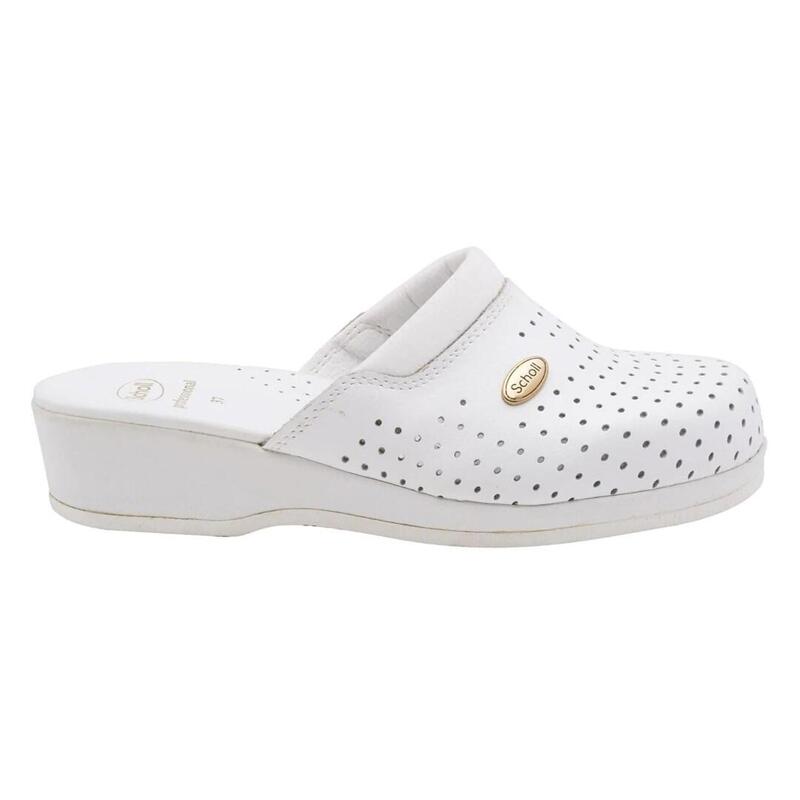 scholl-clog-backguard-zuecos-blancos-unisex-talla-36