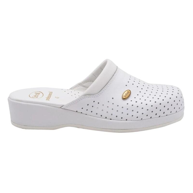 scholl-clog-backguard-zuecos-blancos-unisex-talla-43