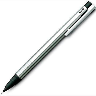 lamy-portaminas-logo-matt-black-07mm-plastico-negro-y-acero-inoxidable