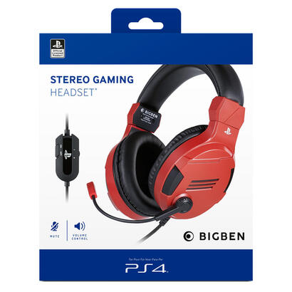 auriculares-nacon-ps4ofheadsetv3red-bigben-con-microfono-rojo