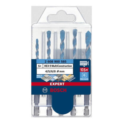 bosch-expert-hex-9-juego-de-brocas-multiconstruction-5-piezas-o4-5-6-8mm
