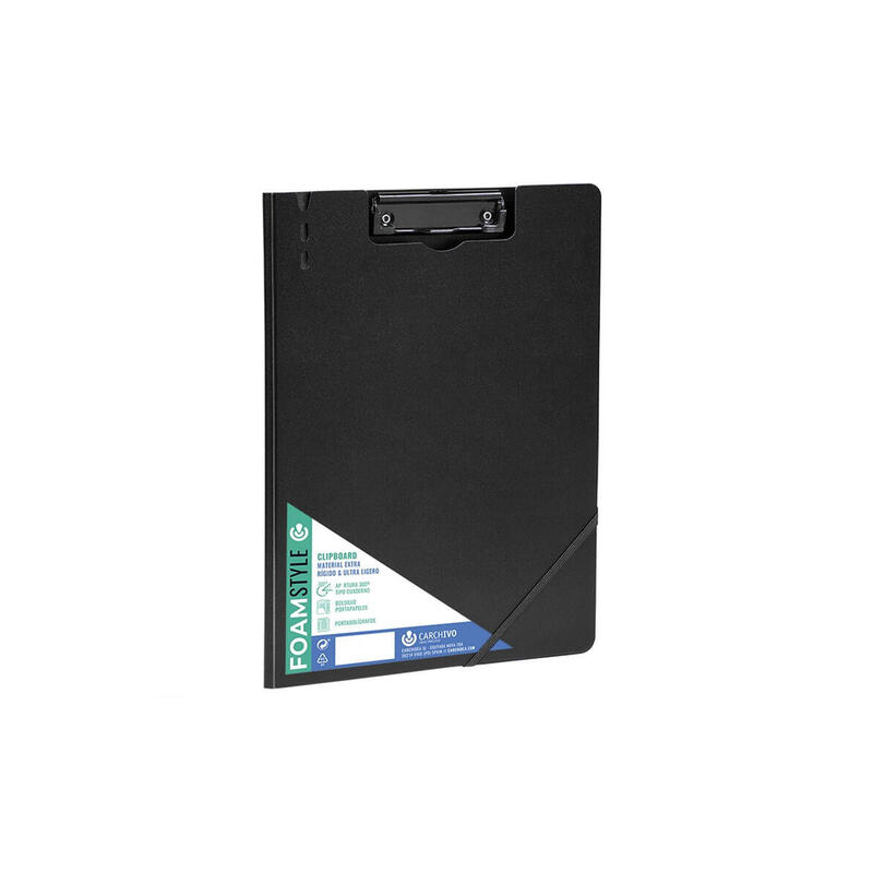 carchivo-carpeta-con-pinza-foam-style-a4-cgoma-negro