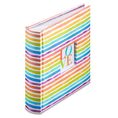 hama-rainbow-i-album-de-foto-y-protector-multicolor-200-hojas-10-x-15-encuadernacion-en-tapa-dura