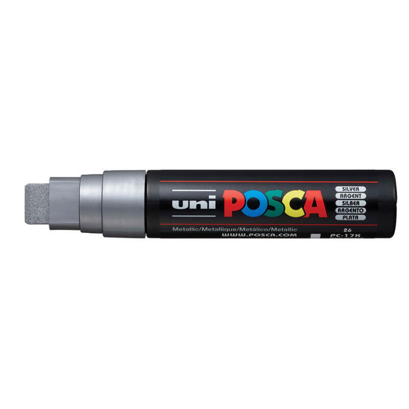 posca-marcador-pc-17k-no-permanente-punta-biselada-15mm-plata