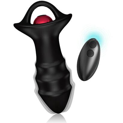 armony-kylin-dedal-vibrador-plug-anal-control-remoto-negro